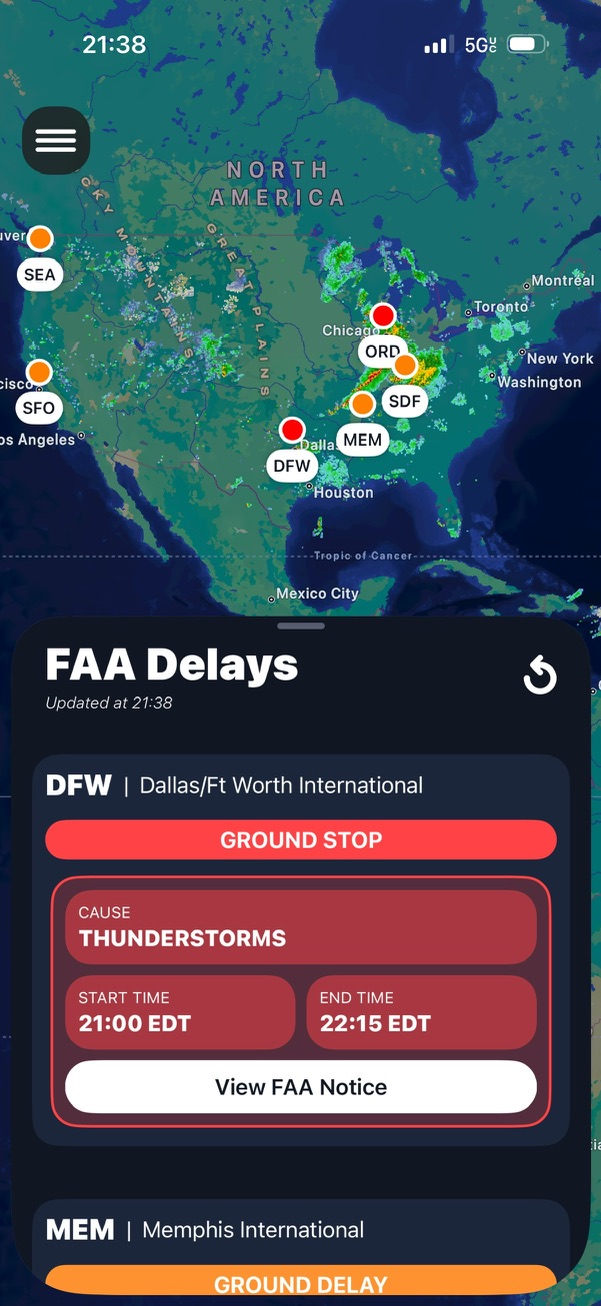 Airport Weather & METAR